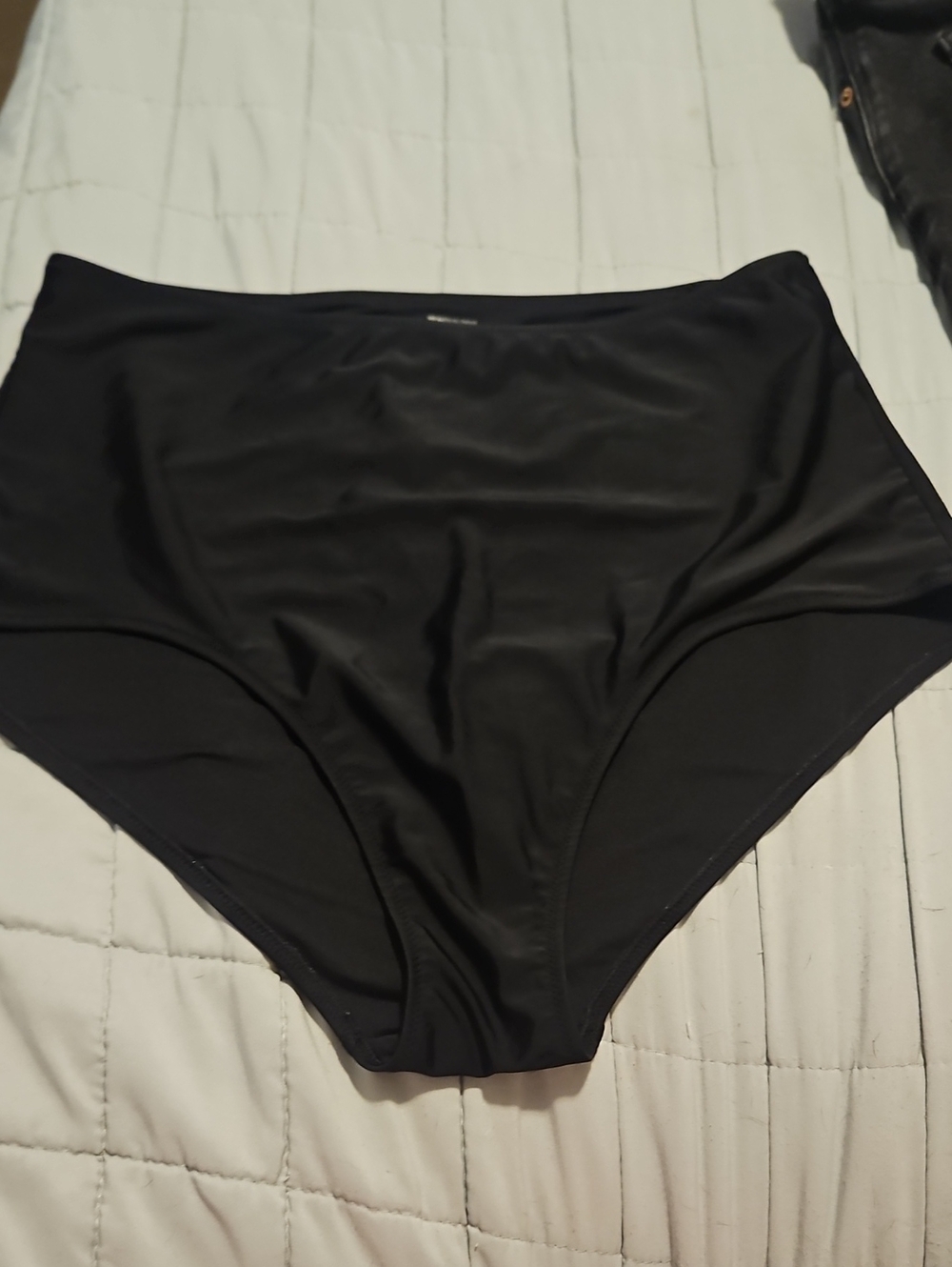 aerie High-Waist Black Briefs